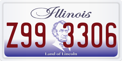 IL license plate Z993306