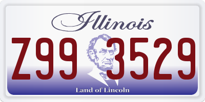 IL license plate Z993529