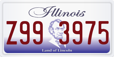 IL license plate Z993975