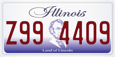 IL license plate Z994409