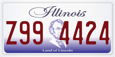 IL license plate Z994424