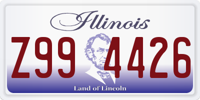 IL license plate Z994426