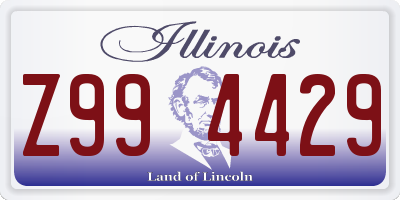 IL license plate Z994429