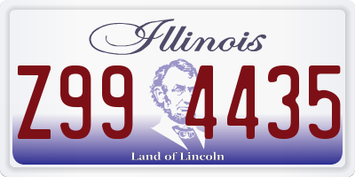 IL license plate Z994435