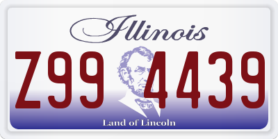IL license plate Z994439