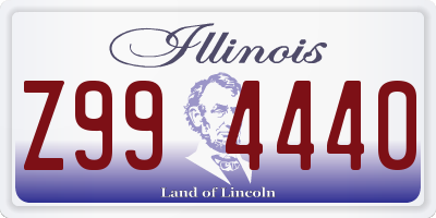IL license plate Z994440
