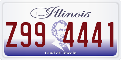 IL license plate Z994441