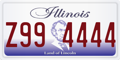 IL license plate Z994444