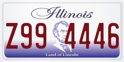 IL license plate Z994446