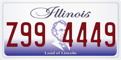 IL license plate Z994449