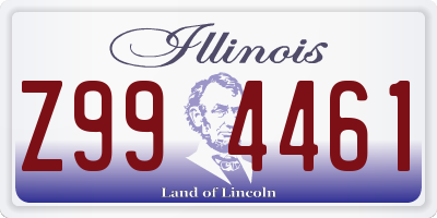 IL license plate Z994461