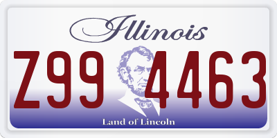 IL license plate Z994463