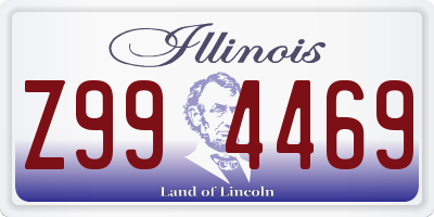 IL license plate Z994469