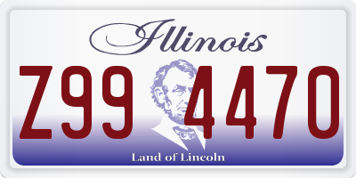 IL license plate Z994470