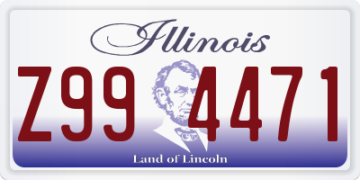 IL license plate Z994471