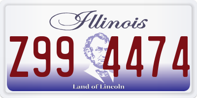 IL license plate Z994474