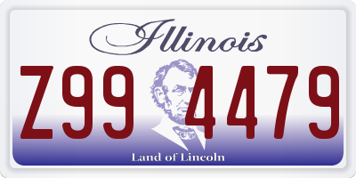 IL license plate Z994479