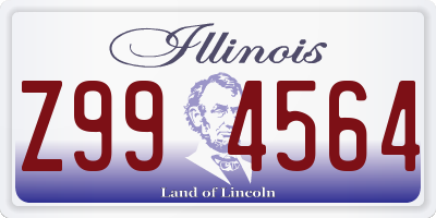 IL license plate Z994564