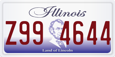 IL license plate Z994644