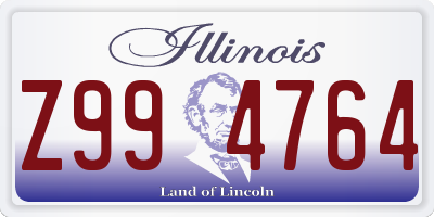 IL license plate Z994764