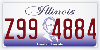 IL license plate Z994884