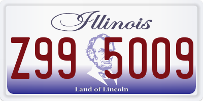IL license plate Z995009