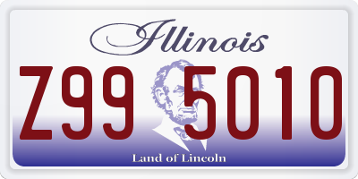 IL license plate Z995010