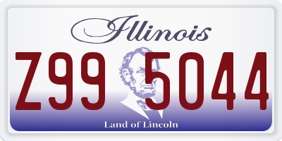 IL license plate Z995044