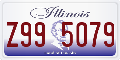 IL license plate Z995079