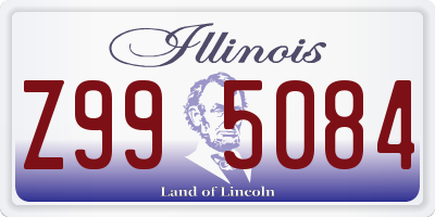 IL license plate Z995084