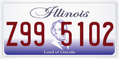 IL license plate Z995102