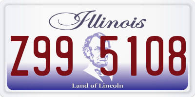 IL license plate Z995108