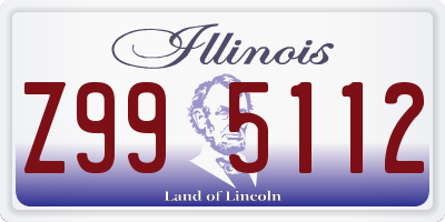 IL license plate Z995112