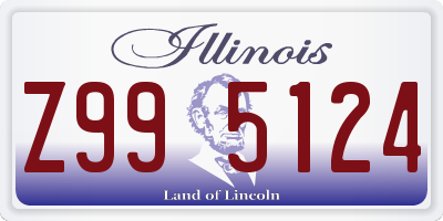 IL license plate Z995124