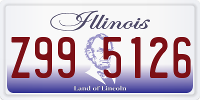 IL license plate Z995126