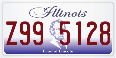 IL license plate Z995128