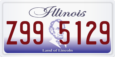 IL license plate Z995129
