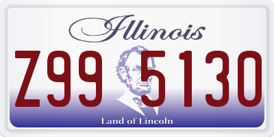 IL license plate Z995130