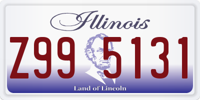 IL license plate Z995131
