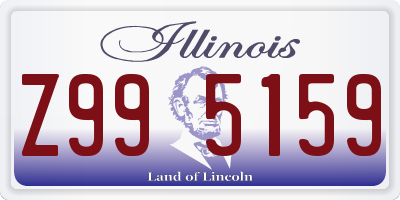 IL license plate Z995159