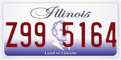 IL license plate Z995164