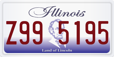 IL license plate Z995195