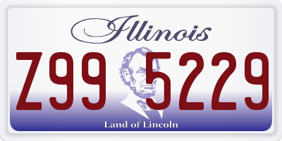 IL license plate Z995229