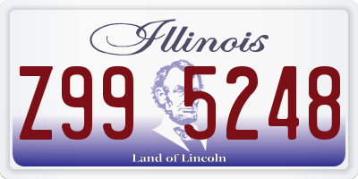 IL license plate Z995248