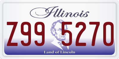 IL license plate Z995270
