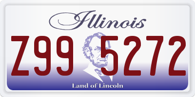 IL license plate Z995272