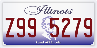 IL license plate Z995279