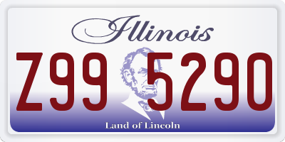 IL license plate Z995290