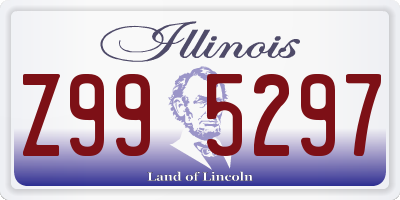 IL license plate Z995297