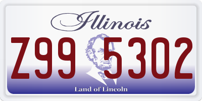 IL license plate Z995302